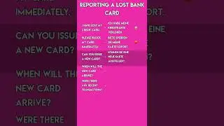EMERGENCY German: How to Report a Lost Bank Card 💳