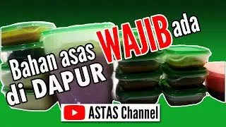 Cara Buat Bahan Asas Masakan | TIPS Urus Dapur & Jimat Masa