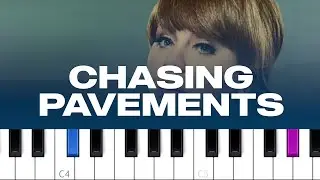 Adele - Chasing Pavements (piano tutorial)