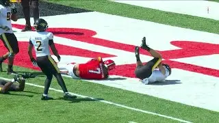 Malik Washington's First Career Rushing TD vs. Towson | Maryland Football