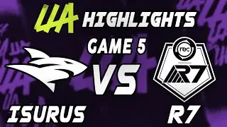 Isurus vs Rainbow7 Game 5 highlights - LEAGUE OF LEGENDS - LLA 2022 PLAYOFFS