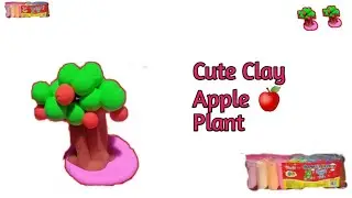 New Viral Clay Apple Plant #clayart #clayplant #clayvideo #viralvideo #clay #diy