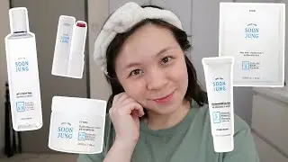 Обзор средств по уходу за кожей Etude House Soon Jung // Малайзийский бьюти-блогер на YouTube