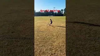 6yr old Caleb Wood training #soccer #shorts #messi #ronaldo