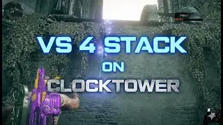 I'm vs  4 Stack on ClockTower! | GEARS OF WAR: RELOADED