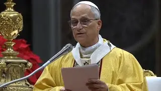 SENTIAMO COS'HA DETTO QUESTA SERA PAPA LEONE XIV 24/12/25