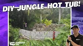 🔥 HE'S BUILDING A JUNGLE DIY HOT TUB FROM SCRATCH! Florida Backyard Transformation