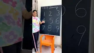 How to draw 1 to 9 number drawing for beginners #shorts