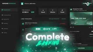 FiveM Complete Banking System [ ESX / QBCore / Custom ]