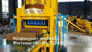 hby5-10 interlocking clay brick machine automatic for Cambodia