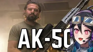 Mecha pilot Vtuber reacts to The AK-50 #vtuber #reaction #react #brandonherrera #ak50