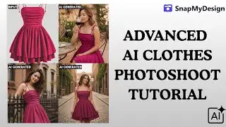 Create Realistic Model Photos in Minutes | Advanced AI Photoshoot Tutorial |  SnapMyDesign