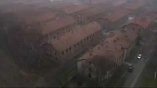 Drone footage shows sheer scale of Auschwitz death camp