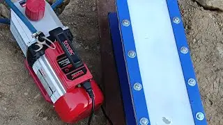 Welding joints inspection through vaccum box test
