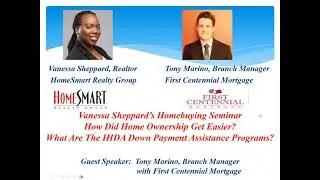 Vanessa Sheppard Homebuying Seminar In June 2023 With Tony Marino At First Centennial Mortgage