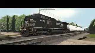 Norfolk Southern GE D8-40CW Roadrailer Runby