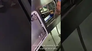 How to adjust the nozzle height of the steam shrink tunnel?