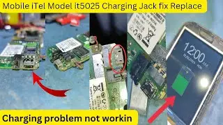 Mobile Keypad phone iTel Charging JACK Replace problem not working Problem solution Repair