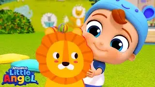 Musical Chairs Animal Version 🦁 | Little Angel | Community Corner 🌸| Kids Sing and Play