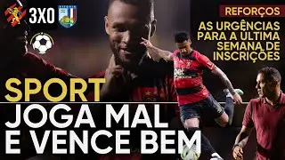 PÓS-JOGO - PERNAMBUCANO - SPORT 3 X 0 VITÓRIA - A SEGUNDA GOLEADA E AS URGÊNCIAS DE REFORÇOS
