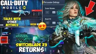 Mythic Switchblade Returns! | New Settings | Mythic CX9 Voicelines | Battle Pass | COD Mobile | CODM