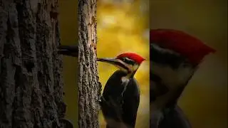Storing For The Future: Woodpecker's Resourceful Ways | #shorts #facts #trending #wow #information