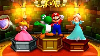 Yoshi vs Everyone! Mario Party Star Rush All Minigames Chaos 💥🍄