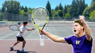 Most Intense Tennis Training of My Life ft. Mitch Stewart (UW Legend)
