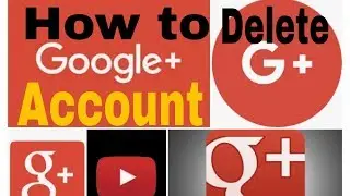 How to delete google plus account // how to remove