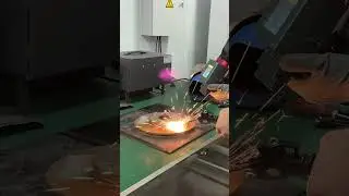 How Compound laser cleaning machine work on heavy rust!#machine #cleaning #lasercleaning #hjycopto