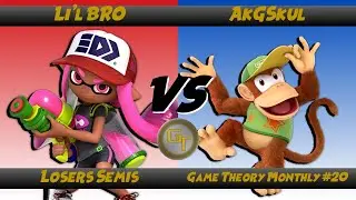 Game Theory 20: Losers Semis - Li'l BRO (Inkling) Vs. AkGSkul (Diddy Kong)