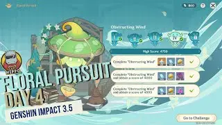 How To Play Floral Pursuit Day 4 Event Guide | Gameplay Speedrun | Genshin Impact 3.5