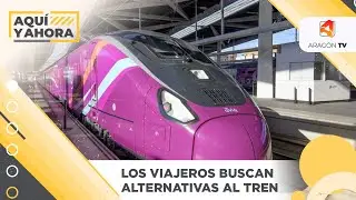 Los viajeros buscan alternativas al tren