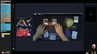 Webcam MTG Modern League (on SpellTable) Round 1: UW Merfolk (0) vs UW Stone-Blade (2)