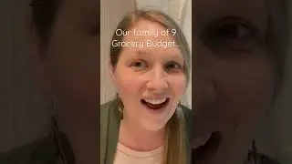 Large Family Grocery Budget on ONE INCOME