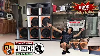 The Making - Most Compact LongThrow Subwoofer DIY Custom BLpunch Speaker Box - Outdoor Indoor Sounds