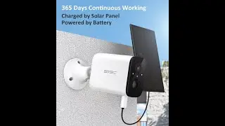 SV3C IP CAMERA WITH SOLAR CHARGER KIT