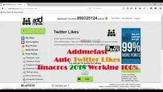 Addmefast Auto Twitter Likes Imacros 2018 Working 100%