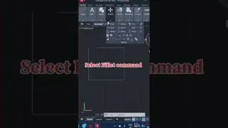 #how to join two lines in AutoCAD #use fillet command in AutoCAD.
