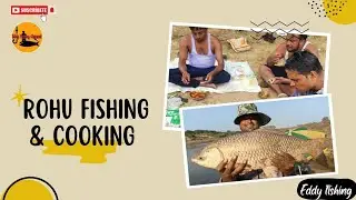 Amazing fishing & Cooking । Rohu fish catch & cook । Best fishing technique । Rohu fishing video 