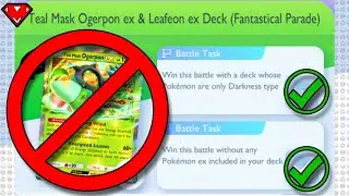How to Beat Teal Mask Ogerpon EX Expert Solo Battle! (ONLY DARKNESS TYPE / NO EX)