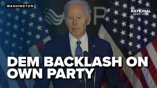 Democratic pushback on own party