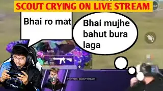 SCOUT CRYING ON LIVE STREAM|MORTAL CALLING SCOUT AND TRYING TO HELP HIM