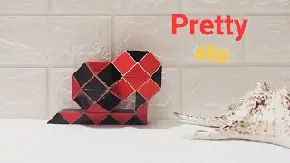 Rubik's Twist or Snake Cube 48 Pieces - Pretty