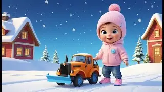 Snow Plow New Year Snowy Day | Fun Vehicles & New Year Nursery Rhyme for Kids | Baby Learning Song