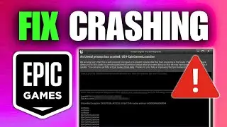 How to Fix epic games launcher crashing ( Quick Solution )