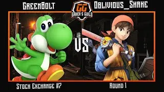 GGS: Stock Exchange 7: Round 1 | GreenBolt (Yoshi, Sora) V.S. Oblivious_Shake (Hero)