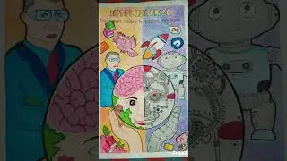 Artificial intelligence and Humanity poster 💡 ll Chhavi #posterdesign #ai #competition