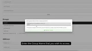 WildTrackPro - How to request group access
