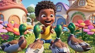 Eight Little Toy Ducks Quack Quack Quack AV1 | Nursery Rhymes for Kids & Baby Songs